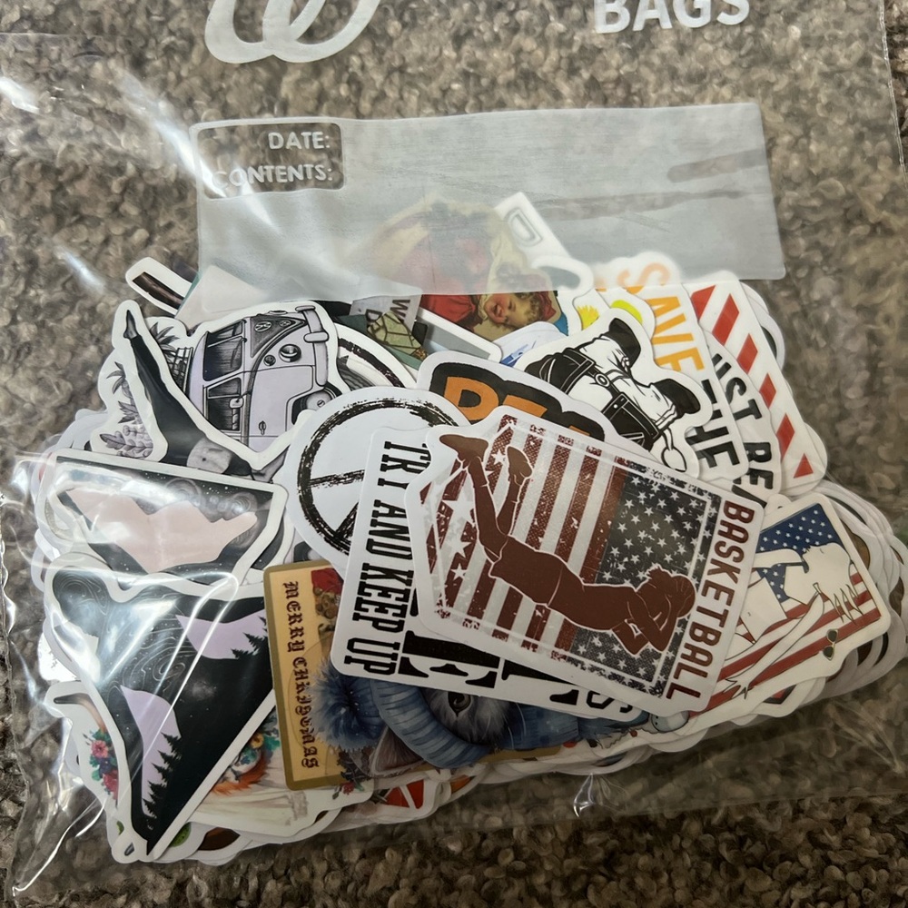 Colorful Scrapbook Paper and Sticker Set - Picture 2 of 6